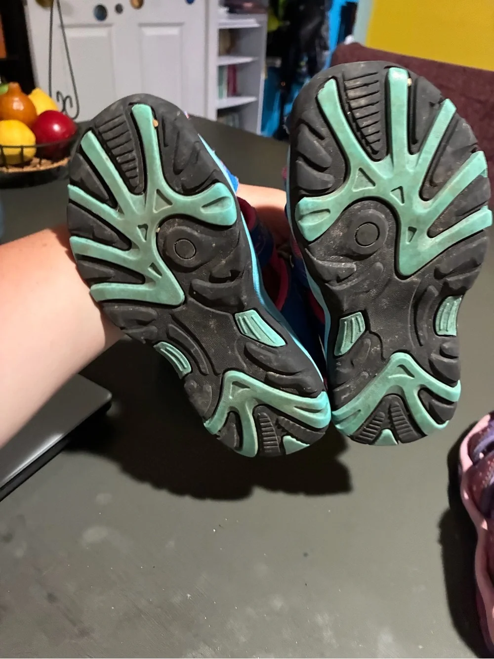 Kids Blue & Pink Athletic Sandals - Comfortable Active Footwear set of 3 size 1